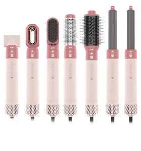 <span class=keywords><strong>Spazzola</strong></span> Asciugacapelli Professionale 7 in 1, Strumento di Styling Versatile, Set Asciugacapelli Ionico a Rapida Asciugatura per <span class=keywords><strong>Capelli</strong></span> Lisci, <span class=keywords><strong>Mossi</strong></span> e Ricci - Product Image 1