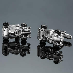 Lindo diseño de coche de tráfico Vintage <span class=keywords><strong>bicicleta</strong></span> <span class=keywords><strong>gemelos</strong></span> personalizados <span class=keywords><strong>gemelos</strong></span> de metal para hombres regalo - Product Image 4