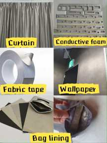 Profession elles werksseitiges Strahlens chutz gewebe Elektro magnetisches EMF-Abschirm gewebe für Faraday-Beutel - Product Image 4