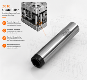 จินเจีย พรีซิชั่น มอลด์ แองเกิล ไกด์ พิน Z010 1.0401 เหล็กชุบแข็งสำหรับตัวเลื่อนแม่พิมพ์ฉีด (ไดแคสติ้ง) - Product Image 1