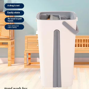 2024 prix de gros magique Portable mains libres vadrouille 360 degrés nettoyage automatique vadrouille seau ensemble - Product Image 2