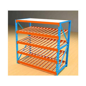Fábrica de China Fácil de ensamblar Almacén Cartón Sistema de estantería de flujo Estante de línea de flujo - Product Image 1