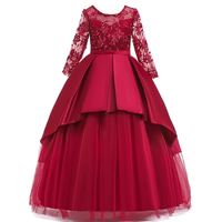 Robes de fête élégantes pour enfants, robes de princesse pour filles, vêtements d'été pour enfants, robes de fête pour mariages