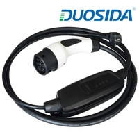 Connecteur de câble EVSE Type 2 fiable 16A IEC 62196 pour chargeur de voiture électrique