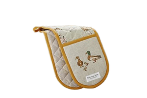 Guantes de Horno de Algodón Industrial con Estampado de <span class=keywords><strong>Doritos</strong></span> Navideños Personalizados, 100% Orgánicos, de Alta Calidad, Reutilizables, Guantes Dobles para Pizza - Product Image 2