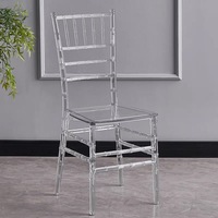 Chaises Napoléon en résine acrylique transparente empilables pour mariages, banquets, événements et hôtels – Vente en gros
