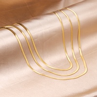 Nuevo Diseño 2022, Cadena Delicada de Oro de 18K, Cadena Triple Moderna y Popular, Collar con Colgante de Acero Inoxidable, Joyería de Moda