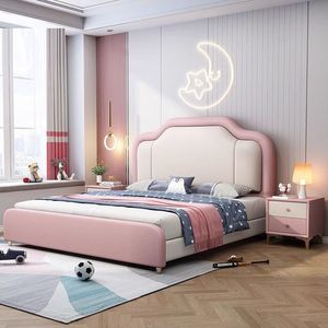 <span class=keywords><strong>Camas</strong></span> duraderas, sencillas y elegantes <span class=keywords><strong>para</strong></span> <span class=keywords><strong>adolescentes</strong></span> y niños, MDF de madera maciza <span class=keywords><strong>para</strong></span> hoteles, <span class=keywords><strong>camas</strong></span> de cuero <span class=keywords><strong>para</strong></span> niños y <span class=keywords><strong>niñas</strong></span>, princesas - Product Image 3