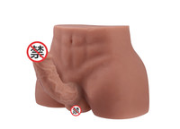 Poupée Masturbatrice Réaliste pour Femmes, Demi-Corps 3,6 kg avec Grand Godemichet, Jouets Sexuels