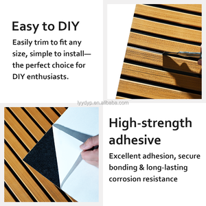 Tapis de sol pour <span class=keywords><strong>bateau</strong></span> KT GuoMei Sea Deck, rainures droites, en EVA brossé, auto-adhésifs, antidérapants, imitation <span class=keywords><strong>teck</strong></span>, moquette marine - Product Image 5