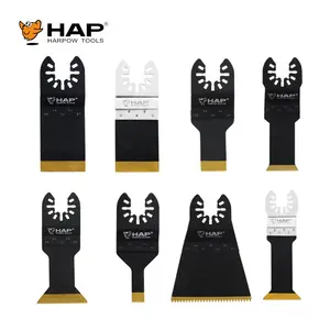 Different Types Durable Titanium Coated Metal Cutting Oscillating Multi Tool Blades Saw Blade Starlock