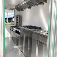 Nouvelle remorque de type conteneur pour la vente de café, hamburgers, frites, glaces, barbecue, bus de restauration mobile, conforme aux normes CE et DOT