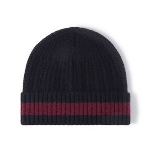 Custom logo <b>Beanie</b> <b>Hats</b> Unisex Short Skull Cap High Quality Winter Outdoor Designer Knitted <b>Hat</b> Warmth Stripes Pattern - Product Image 5