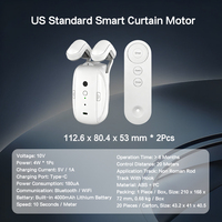 Motor Tirai Pintar Ramah Lingkungan Bertenaga Listrik Zigbee+RF Kontrol Jarak Jauh Aplikasi Tuya untuk Sistem Rel Batang Roman dan Tirai