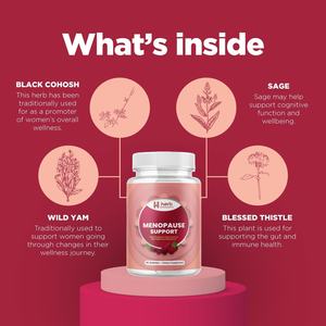 OEM ODM Marque Privée Vitamines pour Femmes en Gélifiés pour le Soulagement de la Ménopause et l'Amélioration de l'Immunité, avec Cohosh noir, Igname sauvage, Trèfle rouge, 60 unités - Product Image 4