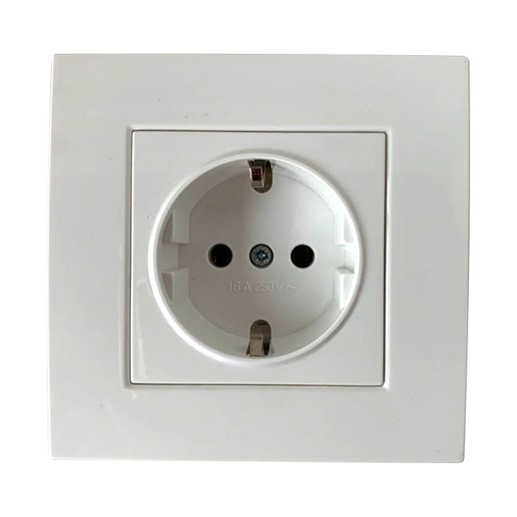 Universal 2P+T Outlet Power Socket Eu Wall Socket