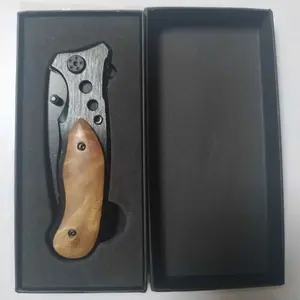 Los más vendidos <span class=keywords><strong>2021</strong></span> Cuchillo <span class=keywords><strong>Ama</strong></span> Cuchillo de regalo de supervivencia Cuchillo de bolsillo con mango de madera Plegable - Product Image 4