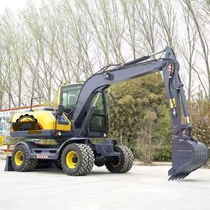 Excavatrice sur pneus chinoise de 21 tonnes, 9,7x2,9x3,34 m, modèle PW215, prix usine - Product Image 4