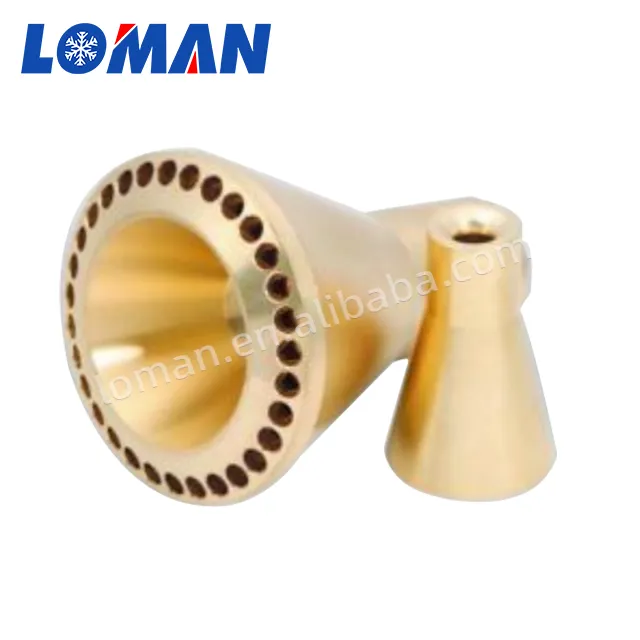 Distribuidor de líquido de latón LOMAN para componentes de aire acondicionado y refrigeración Distribuidor de latón de líquido refrigerante AC
