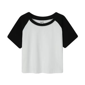 เสื้อยืดคอตตอนแขนสั้นสีพื้น คอกลม ผ้าหนา ใส่สบาย เหมาะสำหรับงานโปรโมชั่น - Product Image 1