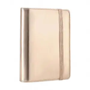 keycase leather wallet holder with keychain notepad a5/a6/a7