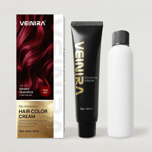 Crema Colorante per <span class=keywords><strong>Capelli</strong></span> OEM Marrone Scuro, <span class=keywords><strong>Rosso</strong></span> Vino, Nero <span class=keywords><strong>Naturale</strong></span> Senza Ammoniaca, Nuova Formula, Copertura 100% dei <span class=keywords><strong>Capelli</strong></span> Bianchi e Grigi - Product Image 5