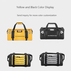 Bolsa de lona impermeable para motocicleta Custom bscl de 55L, bolsa trasera para motocicleta, bolsa de viaje para motocicleta para el asiento trasero - Product Image 3
