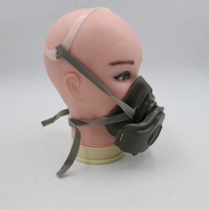 <span class=keywords><strong>Masque</strong></span> anti-poussière demi-visage, respirateur anti-particules à filtre unique, <span class=keywords><strong>masque</strong></span> de sécurité confortable en silicone pour la protection au travail - Product Image 2