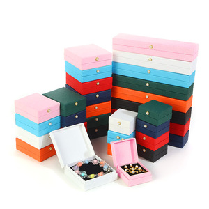 Custom Color Necklace Bracelet Gift Clamshell Jewelry Box Multi-Specification Jewelry Packaging <b>Paper</b> Box - Product Image 1