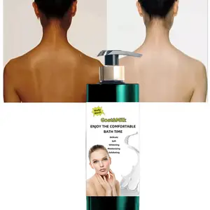 Gel douche nettoyant pour le corps de marque privée exfoliant exfoliant blanchissant nourrissant pour la peau hydratant rafraîchissant soin du corps pour les femmes