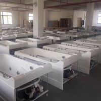 Prix bon marché d'usine Matériau acrylique Offre Spéciale Baignoire d'angle autoportante Air Spa Jet Whirlpool Baignoire de massage