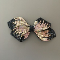 Broche Applique Bow Bead pour vêtements