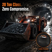 Véhicule utilitaire minier de surface à batterie lithium 72V 300Ah LiFePO4, remplacement de batterie au plomb-acide, camion de service pour mines en exploitation ouverte