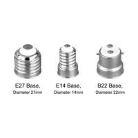 Ampoule LED E27/B22/E14 SKD avec boîtier en aluminium et couvercle en PC, pour usage résidentiel, compatible AC/DC 85-265V, pièce de rechange en matières premières pour driver