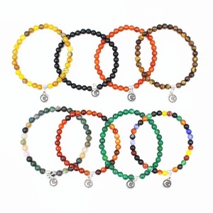 33pcs 6mm Dyed <strong>Agate</strong> <strong>Beads</strong> Natural Stones Stretch Bracelet Custom Charms for Tasbih Muslim <strong>Beads</strong> Crystal Lampwork Glass <strong>Beads</strong> - Product Image 3