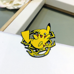 Broche en émail YINI <span class=keywords><strong>Pokémon</strong></span> Pikachu Eevee Starter Designer, broche de revers, broche en métal à thème Anime, idéale pour la remise des diplômes - Product Image 6
