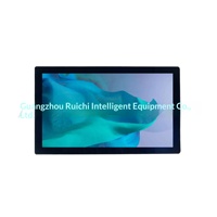 Écran large de 727 pouces, compatible avec une large gamme de températures, tactile, mural, Android, contrôle industriel, tableau de bord SOP, MES tout-en-un