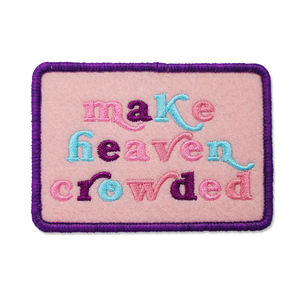 Vente chaude Personnalisé Cowgirl Chiffons Brodé Chapeau Patches Fer À Coudre Sur Patch De Broderie Pour Chapeaux - Product Image 4