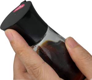 Bottiglia di olio d'oliva da cucina quadrata vuota da 170ml con beccuccio per condimento per salsa di soia - Product Image 6