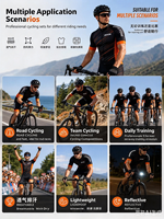 Ensemble de cyclisme pour hommes, maillot de cyclisme et short à bretelles personnalisés par sublimation, étiquette privée OEM avec logo personnalisé