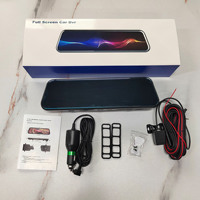 Caméra embarquée Chiyu 10 pouces à écran complet avec ADAS, streaming multimédia, 4K, rétroviseur, double objectif, caméra de recul, WiFi, 12V, étanche