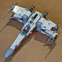 Набор строительных блоков 'Звездный истребитель X-wing с 4 фигурками'