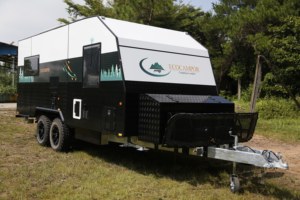 Ecocampor - Remolque de Aluminio Todoterreno para Transporte de Vehículos, Caravana de Lujo, Autocaravana con Aire Acondicionado para Viajes al Aire Libre - Product Image 2