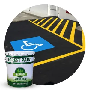 Revestimiento y pintura para suelo, accesorio antideslizante de alta durabilidad, aislante del calor, color, marca de carretera, China