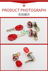 Serrure <span class=keywords><strong>de</strong></span> porte universelle en alliage <span class=keywords><strong>de</strong></span> zinc et plastique JY Wholesale pour bornes d'arcade/machines à griffes/machines <span class=keywords><strong>de</strong></span> pêche, garantie 1 an, version anglaise - Product Image 5
