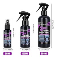 Recubrimiento Nano Cerámico Líquido para Coche 3 en 1 Capa Hidrofóbica de Nano Cristal Agente de Pulido para Pintura Abrillantador de Coche Nano Recubrimientos