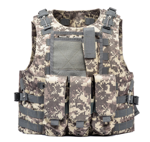 Chaleco táctico A62 deportivo de seguridad, camuflaje negro, para exteriores, para hombres, para caza, juegos CS, CPC, NCPC, EPC, JPC, SPC, XPC - Product Image 4