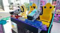Machine de jeu de tir d'arcade 4D Dragon Knight à deux joueurs avec LED, prix de gros usine