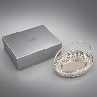Ciotola per Snack Placcata Argento all'Ingrosso, Stile Retrò Europeo di Lusso, Grande Dimensione, Tema Frutta, per Tavola da Pranzo, Piatto per Torte
