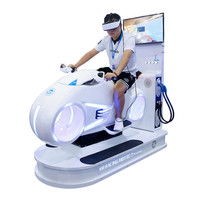 Simulateur de course automobile 9D en acier pour divertissement VR, idéal pour les parcs à thème intérieurs et les centres commerciaux
